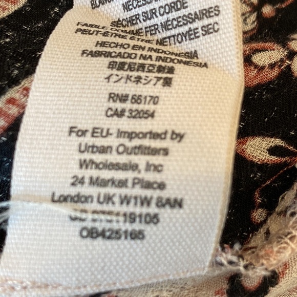 Free People Changing Times Floral Print Blouse Size XS - Picture 13 of 15